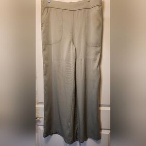 Max Studio Womens Sage Green Chino Trousers